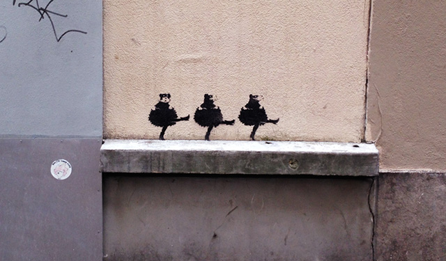 Бэнкси меняет Нью-Йорк на Париж