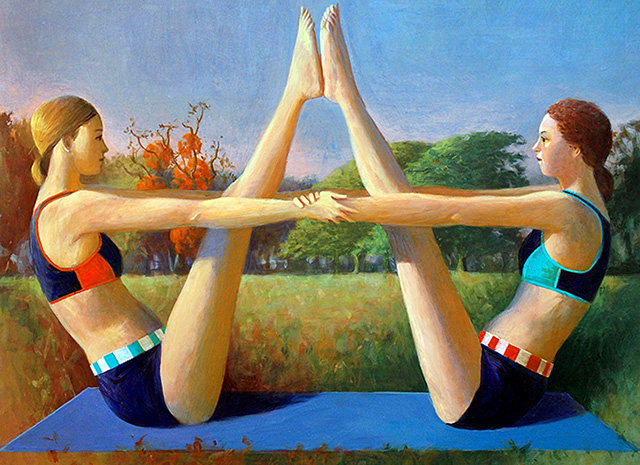 5 бесплатных курсов йоги на открытом воздухе