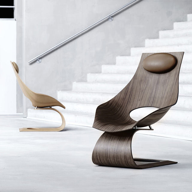 Скульптурное кресло для отдыха от Carl Hansen & Søn
