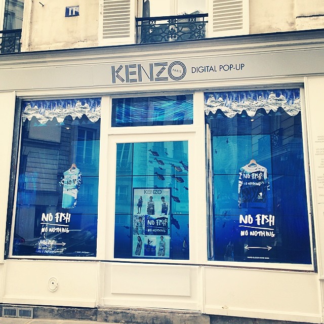 Kenzo открывают цифровой pop-up бутик в Париже