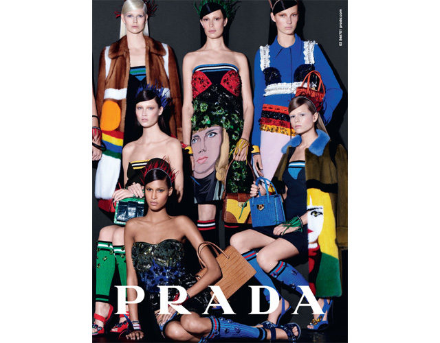 Первый кадр весенней рекламной кампании Prada