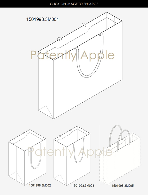 Apple запатентовал бумажный пакет