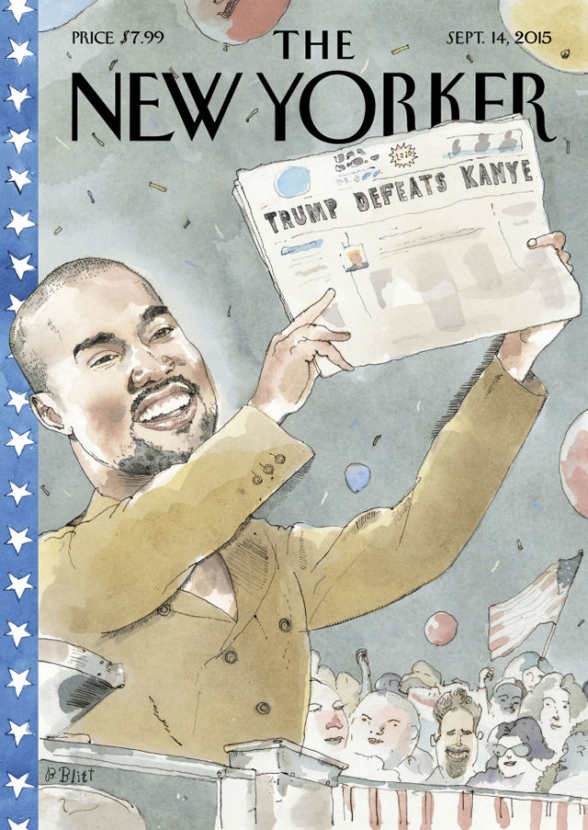 Канье Уэст на обложке The New Yorker