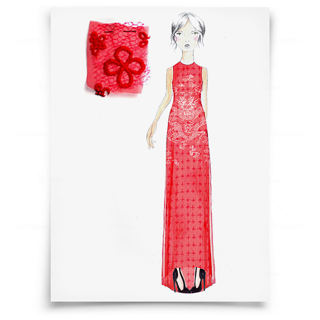 Поднебесная: наряды в китайском стиле для Barney's от Хуэйшаня Чжана