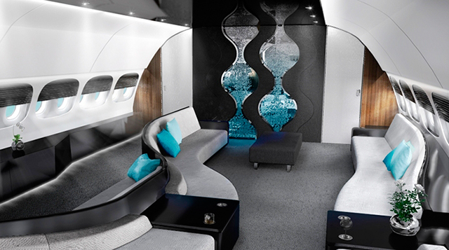 \"Самолет будущего\" с кинотеатром и душем на борту