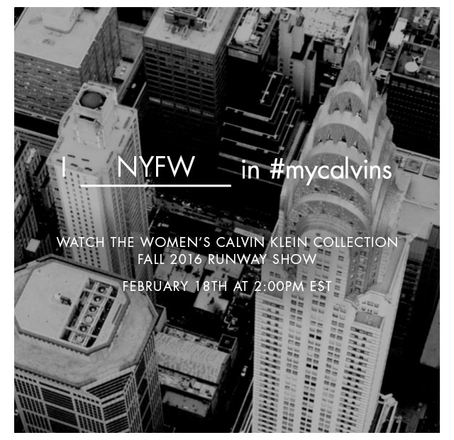 Прямая трансляция показа Calvin Klein Collection, осень-зима 2016