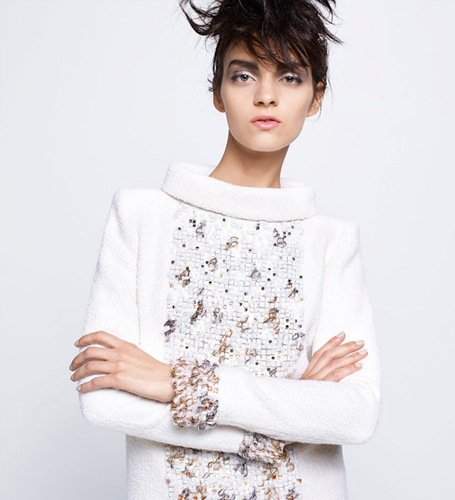 Магда Лагинхе в съемке к выходу Chanel Couture, осень-зима 2014