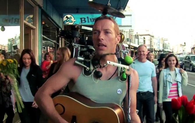 Coldplay сняли клип на улицах Сиднея
