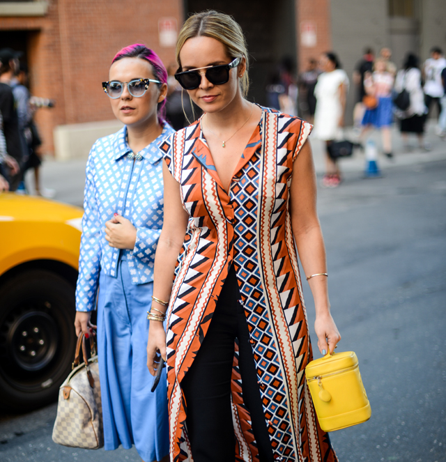 Неделя моды в Нью-Йорке весна-лето 2016: street style. Часть 1