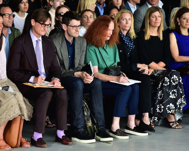 Гости показа Calvin Klein Collection, весна-лето 2015