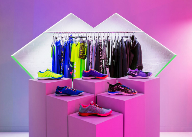 Pop-up магазин Nike по проекту Robert Storey Studio