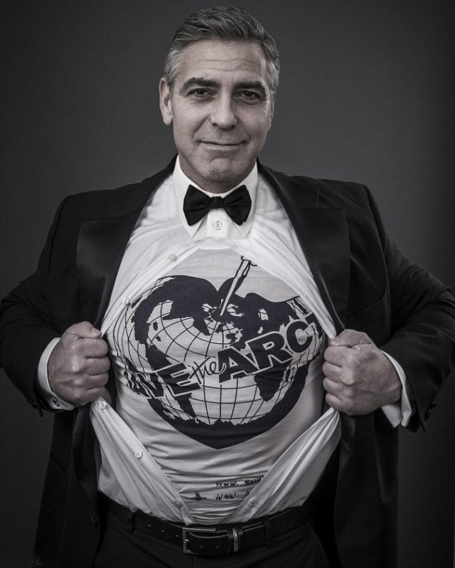 Джордж Клуни в кампании Вивьен Вествуд в поддержку Арктики