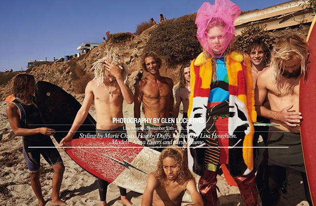 Анна Иверс и Кирсти Хьюм в весеннем выпуске Self Service