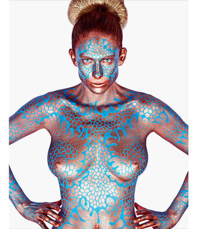 Боди-арт календарь от Ранкина