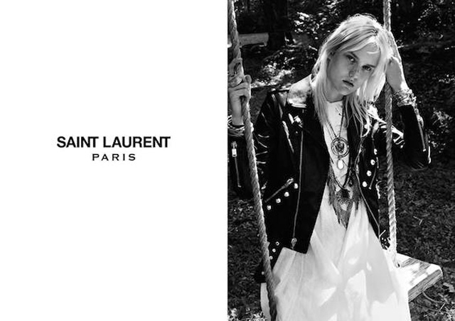 Рекламная кампания Saint Laurent, весна-лето 2015