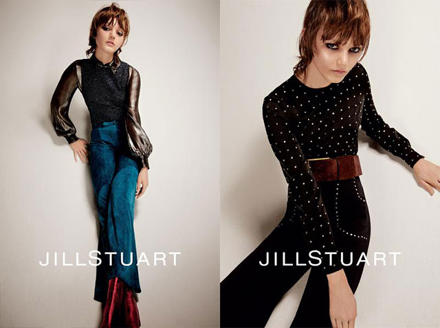 Пейтон Найт в осенней кампании Jill Stuart
