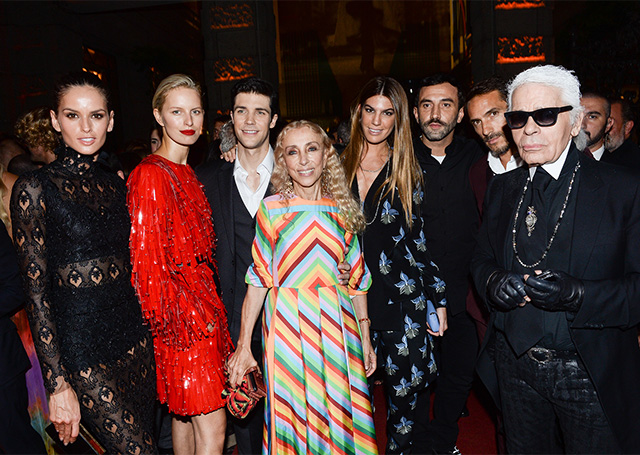 Вечер по случаю 50-летия итальянского Vogue в Милане