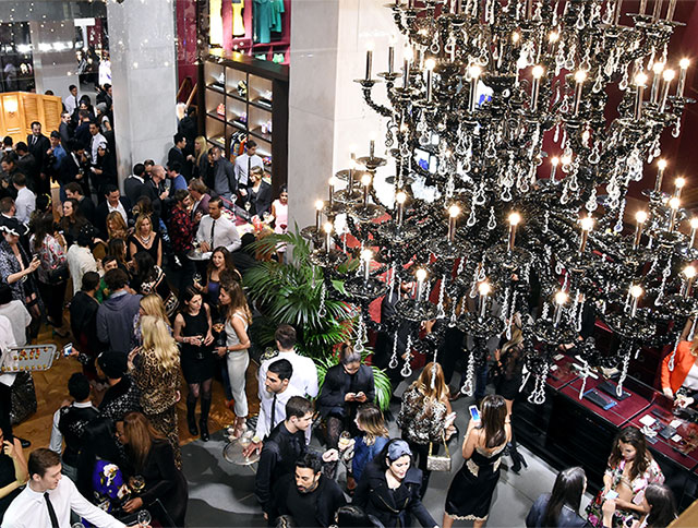 Гости пижамной вечеринки Dolce & Gabbana в Нью-Йорке