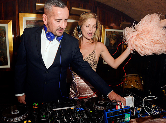 Кейт Мосс на праздновании юбилея ночного клуба в Лондоне