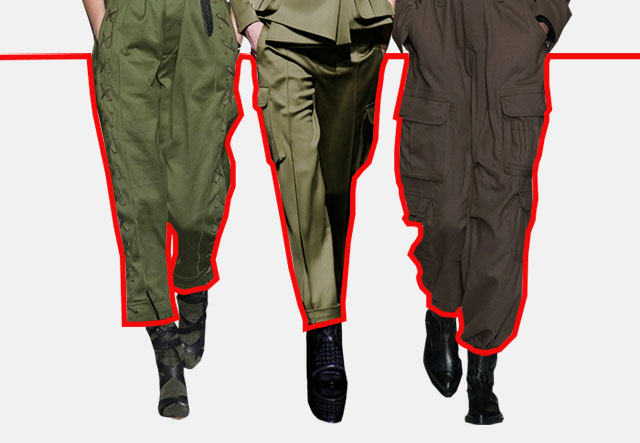 5 верных способов носить брюки в стиле милитари