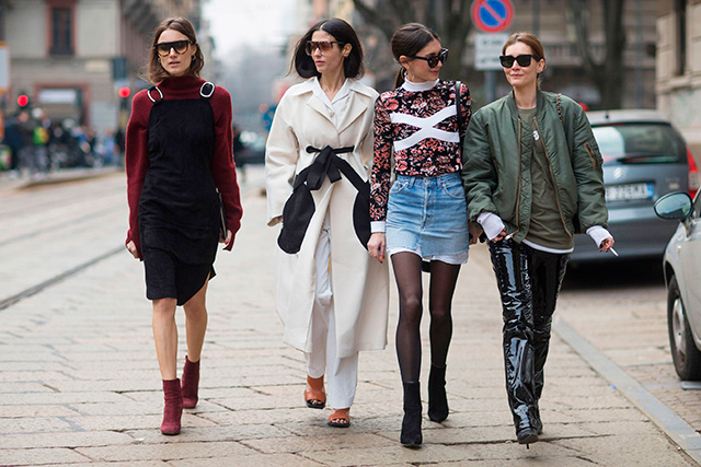 Неделя моды в Милане, осень-зима 2016: street style. Часть 3