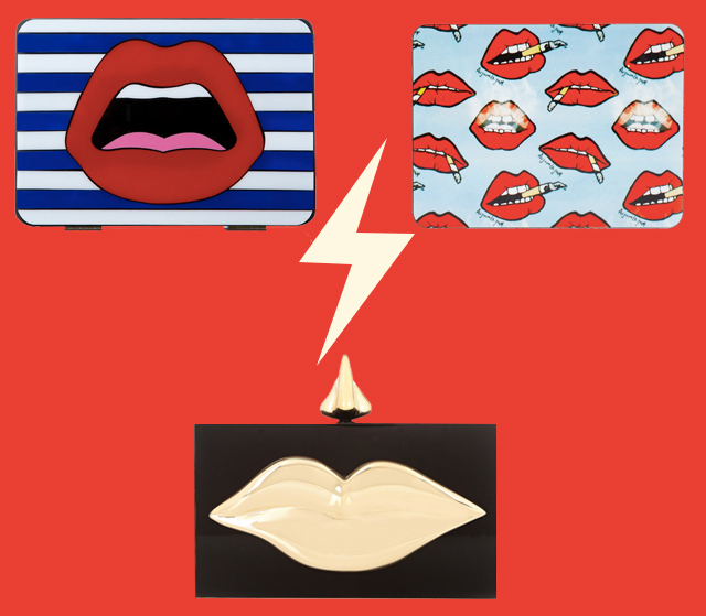 Голосование: клатчи с губами