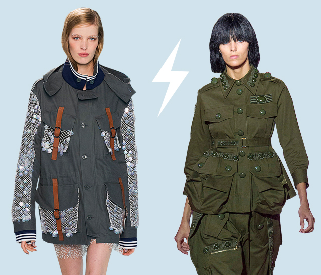 Голосование: парка с накладными карманами Marc Jacobs VS Rodarte