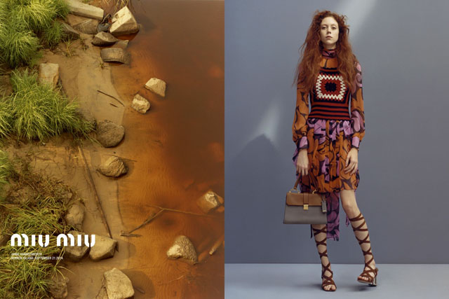 Сумрачный мир: рекламная кампания Miu Miu, resort 2015