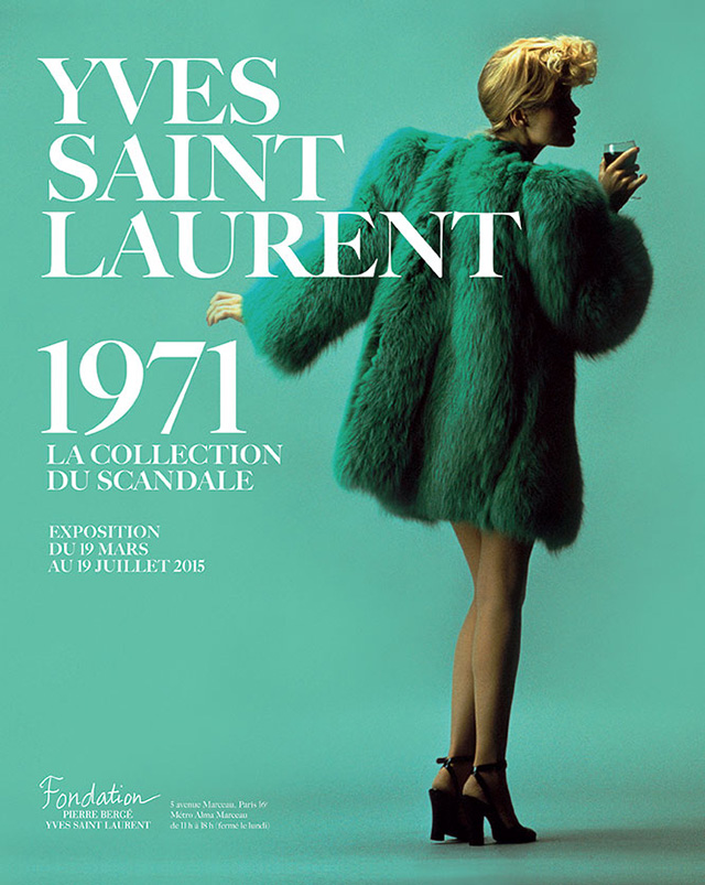 Новая выставка об Иве Сен-Лоране посвящена его коллекции 1971 года