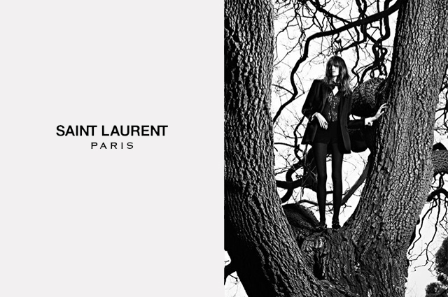 Вторая часть рекламной кампании Saint Laurent, осень-зима 2014