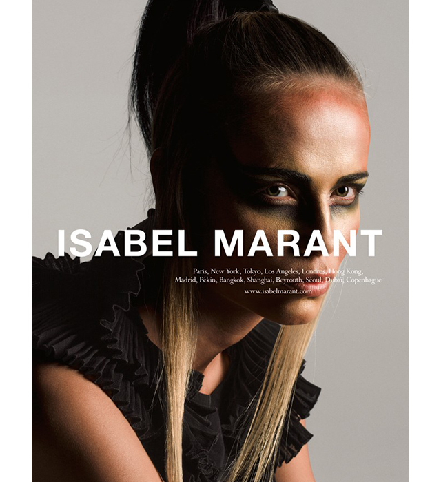 Наташа Поли в рекламной кампании Isabel Marant
