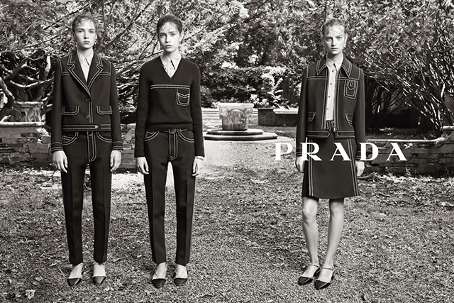 Рекламная кампания Prada, resort 2015