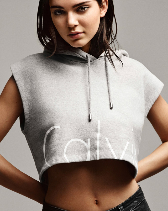 Кендалл Дженнер в рекламной кампании Calvin Klein