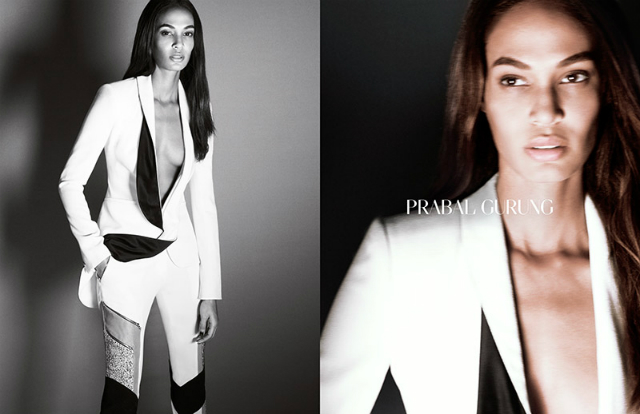 Джоан Смоллс в новой кампании Prabal Gurung