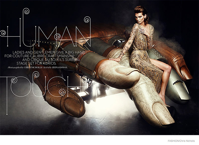 Шапито-шоу: цирковая съемка для октябрьского Fashion Magazine