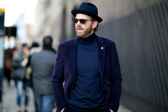 Мужская неделя моды в Лондоне F/W 2015: street style. День первый