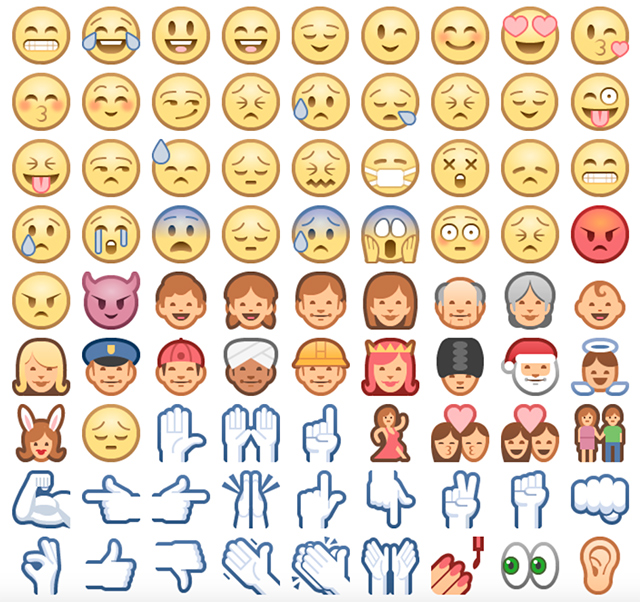 Facebook планирует создать Emoji с лицами пользователей