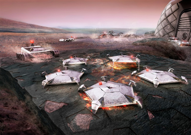 Бюро Foster + Partners построит дом на Марсе