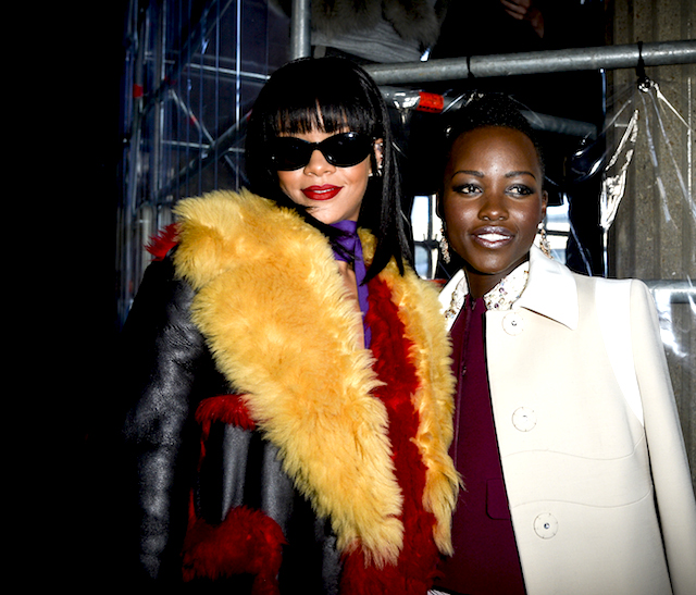 Гости показа Miu Miu, осень-зима 2014