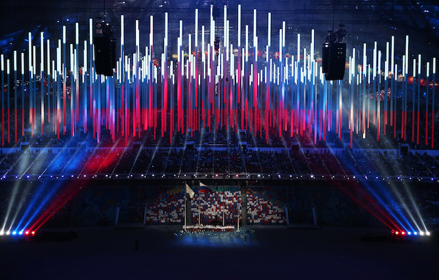 Закрытие XXII Олимпийских игр в Сочи