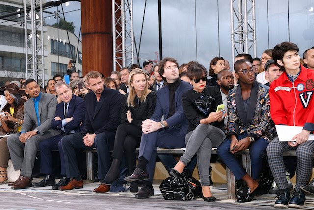 Гости мужского показа Louis Vuitton, осень-зима 2014