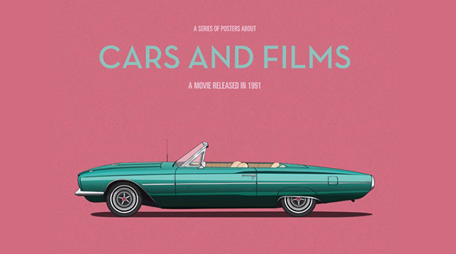 Автомобили из культового кино: 15 постеров