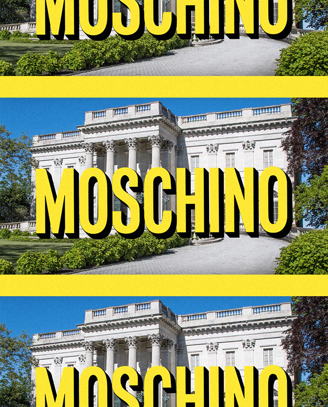 Moschino выпустил кампанию в стиле сериала «Династия»