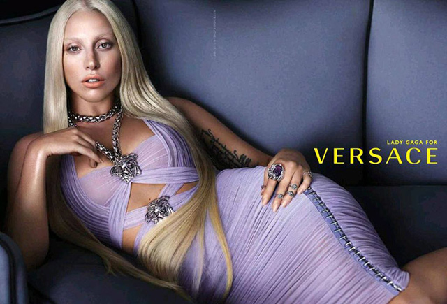 Леди Гага для Versace: первые кадры