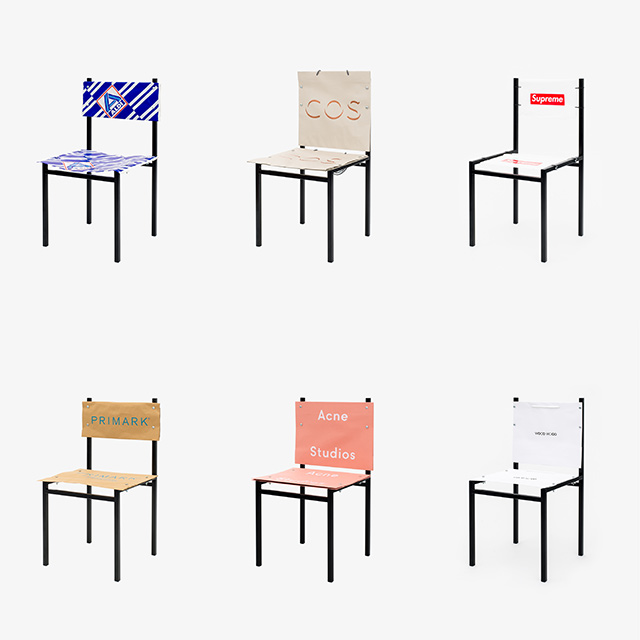 Изящный recycle: стулья из магазинных пакетов