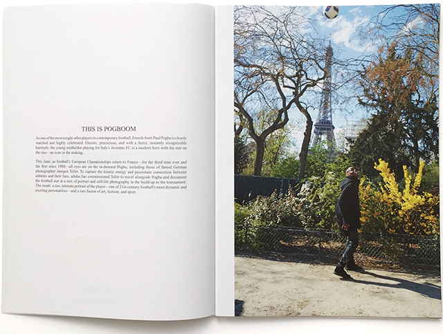 Юрген Теллер сделал зин с футболистом Полем Погба