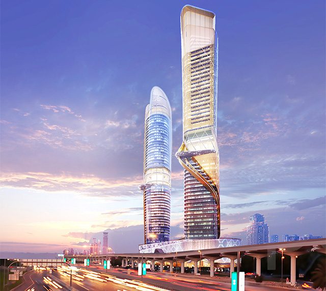 В Дубае построят отель с тропическим лесом на открытых этажах