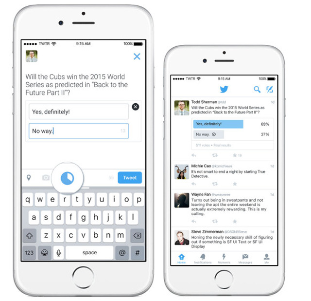 Да или нет: Twitter объявил о запуске опросов