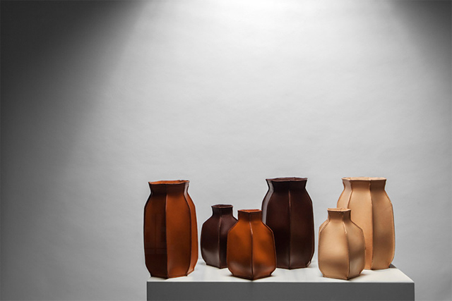Объект желания: кожаные вазы Studio Roex