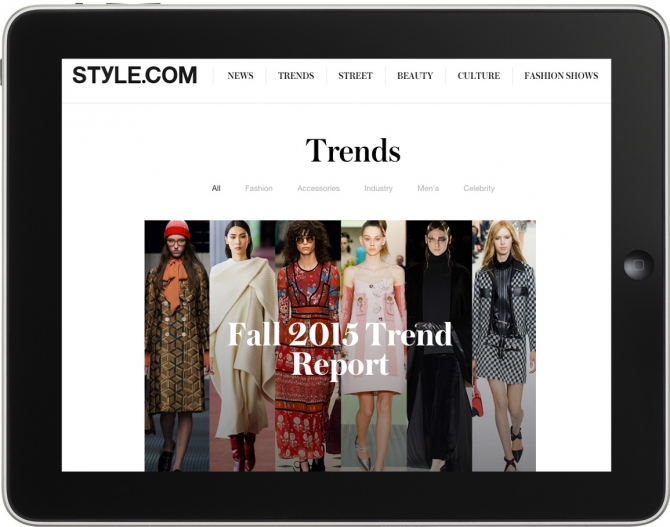 Style.com превратится в интернет-магазин